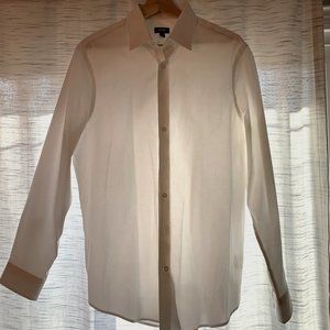 White Medium Express Dress Shirt